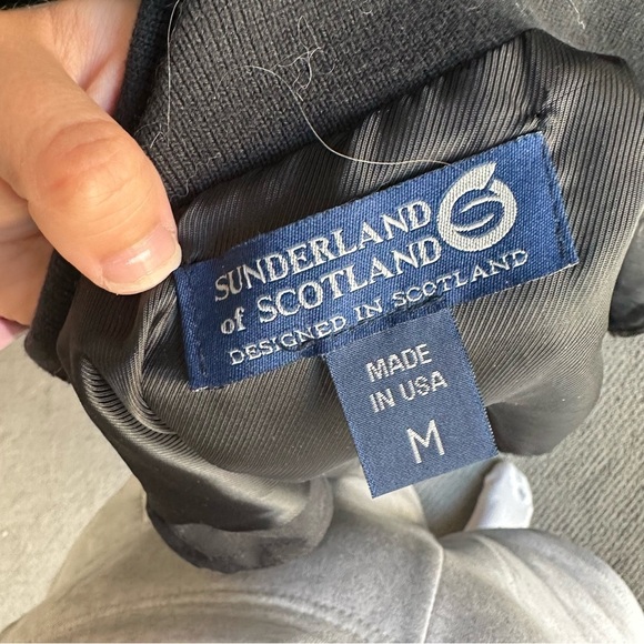 3/$20⚡️ Embroidered “The Bull” Collared Full Zip Up Vest Sunderland of Scotland - Picture 2 of 12